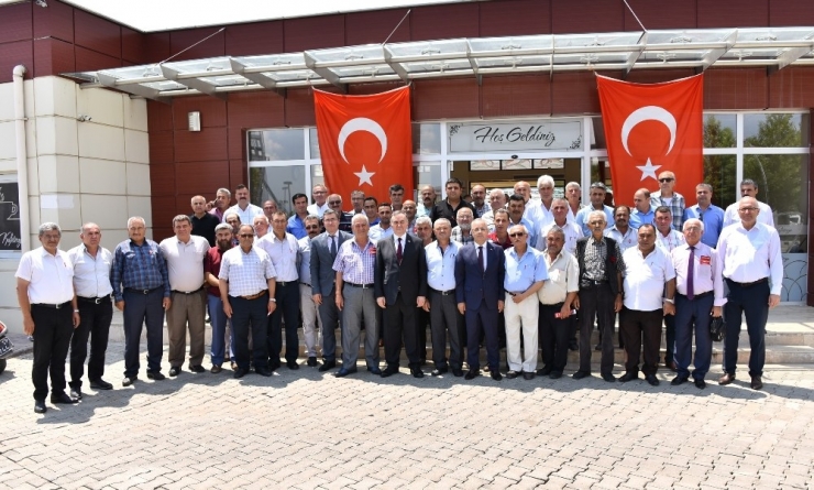 Başkan Kayda Ve Mhp’li Akçay Muhtarlarla Buluştu