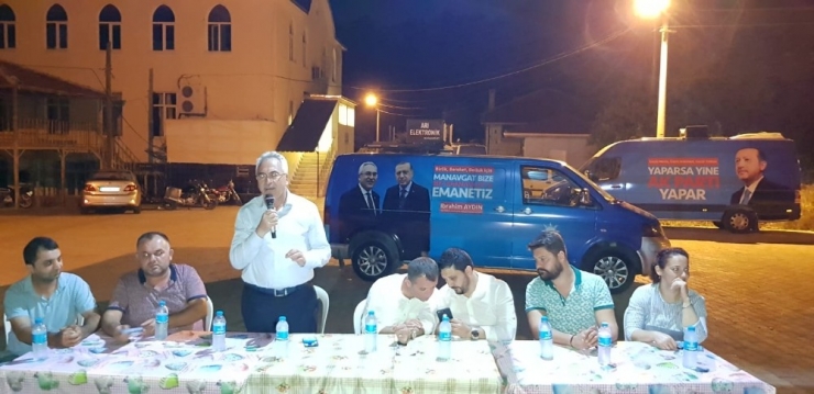 Aydın, Manavgatlılardan Destek İstedi