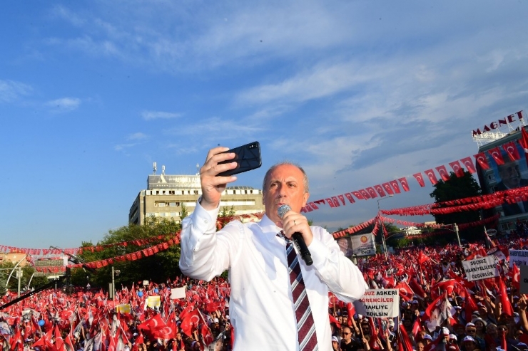 Cumhurbaşkanı Adayı İnce, Ankaralılara Hitap Etti