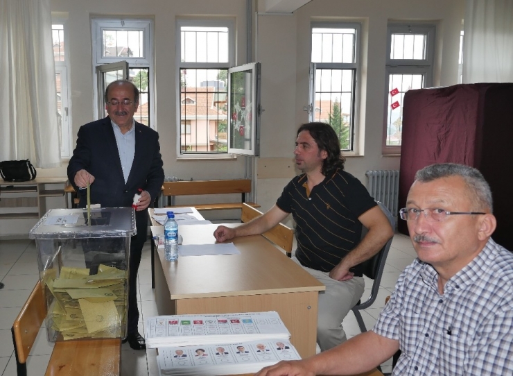 Başkanlar Oylarını Kullandı