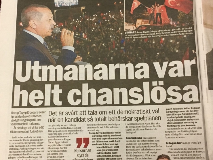 İsveç’te Erdoğan’ın Zaferi Konuşuldu