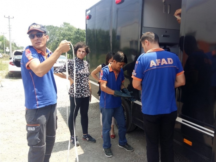 Mahalleye Yayılan Koku Afad’ı Harekete Geçirdi