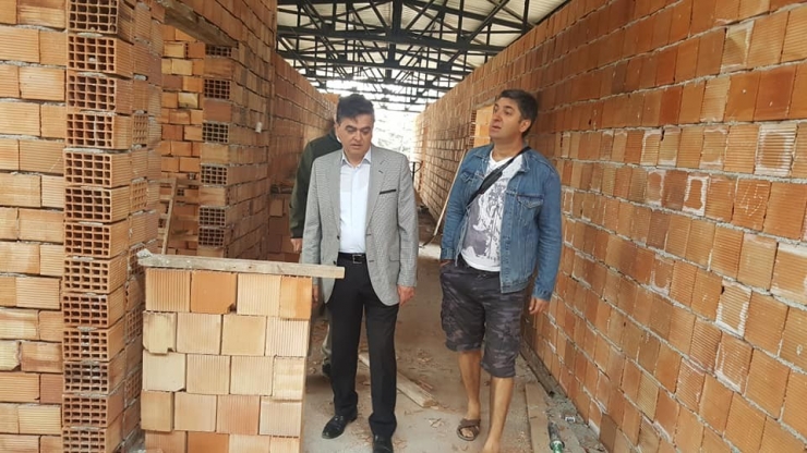 Başkan Yalçın, Gençlik Merkezi’nin İnşaat Çalışmalarını Yerinde İnceledi