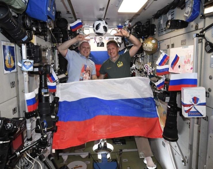 Rus Kozmonot, Dünya Kupası’nı Uzaydan Takip Etti