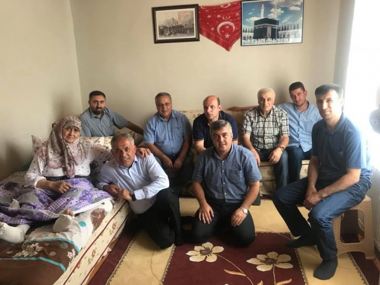 Başkan Yaman’dan Hasta Ziyaretleri