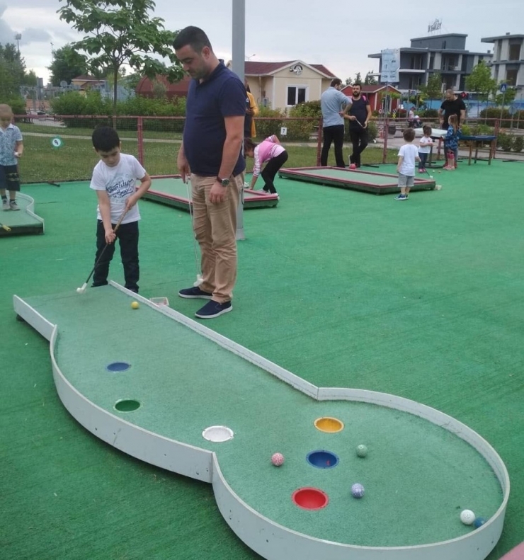 Serdivan Trafik Park’ta Golfle Tanıştılar