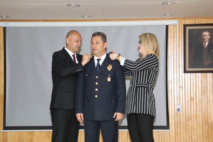 Kars Emniyeti’nde Terfi Eden Personele Rütbeleri Takıldı
