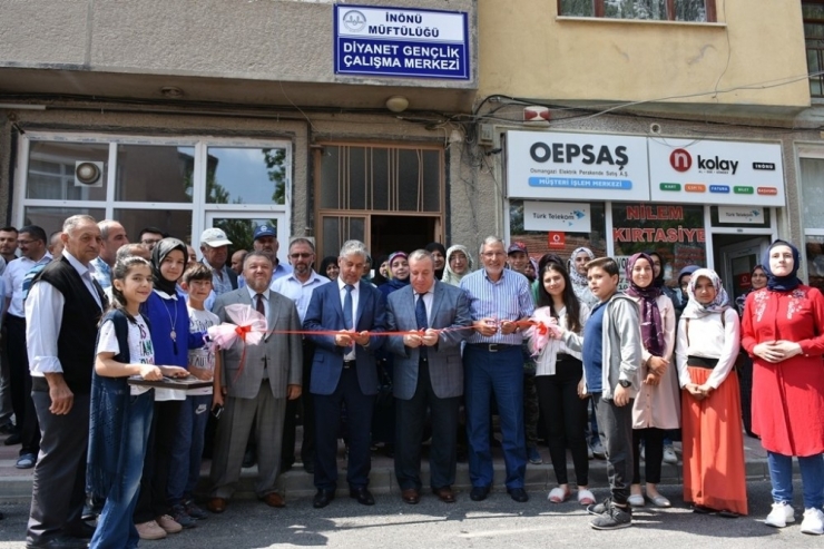 İnönü Müftülüğü Gençlik Merkezi Törenle Açıldı