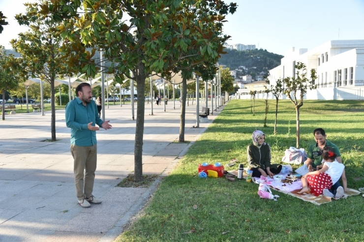 Doğan, Seka Parkta Vatandaşların Misafiri Oldu