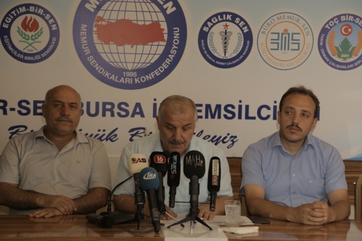 Memur-sen Başkanı Şeker “Bu Kanlı Bir İşgal Girişimidir”