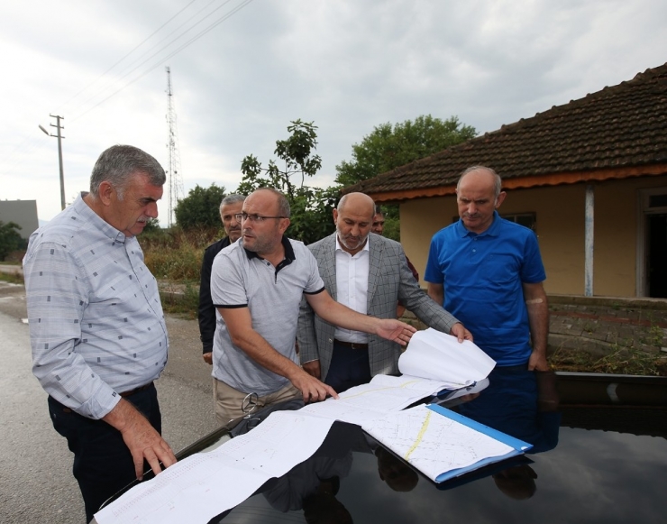 Başkan Toçoğlu Hendek’te İncelemelerde Bulundu