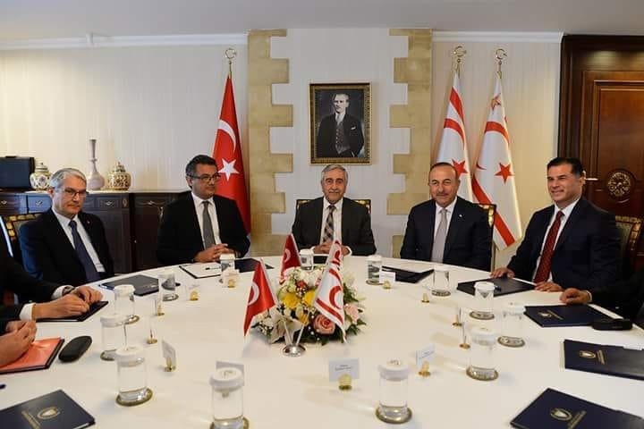 Çavuşoğlu, Kktc Cumhurbaşkanlığı’nda