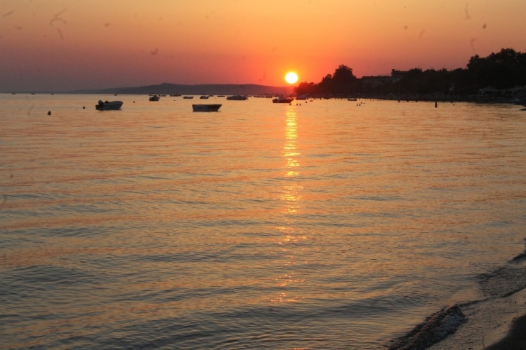 Erdek’te Gün Batımı Dinlendiriyor