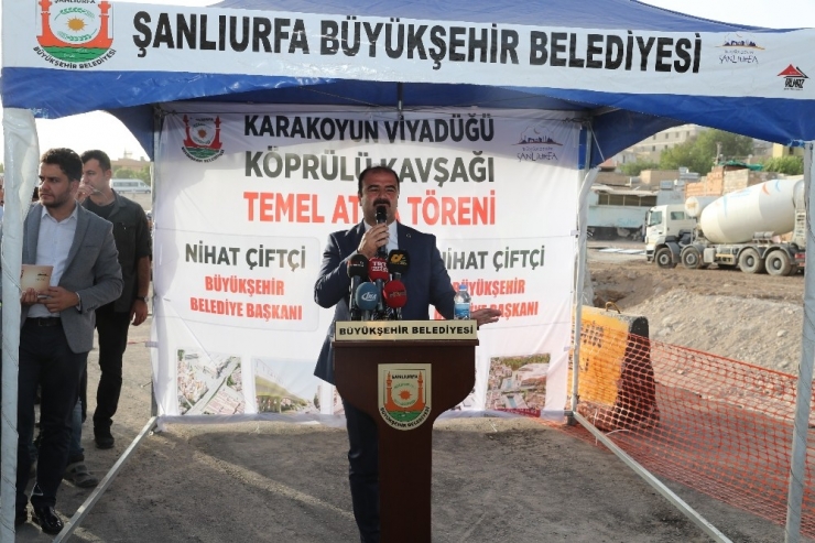 Karakoyun Köprülü Kavşağının Temeli Atıldı