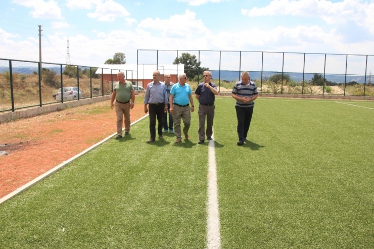 Askf Başkanı Murat Cengiz Domaniç’te Sahaları İnceledi