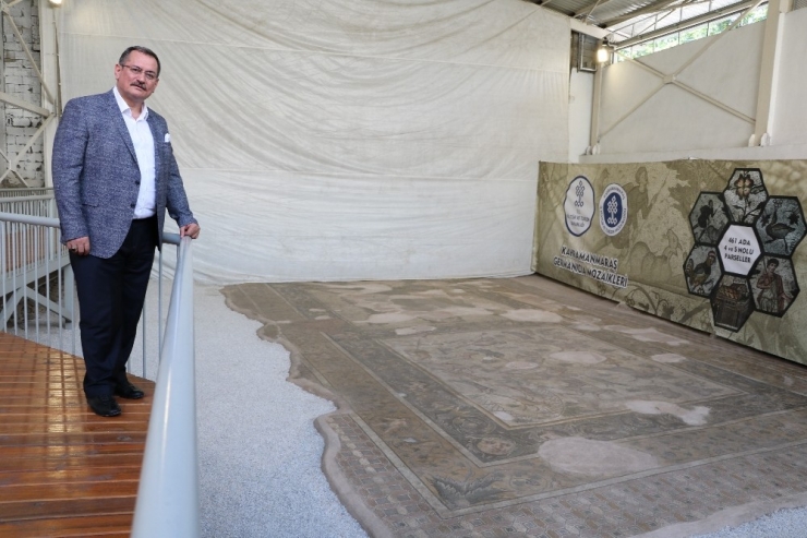 Germanicia Mozaikleri Vatandaşların Ziyaretine Açıldı