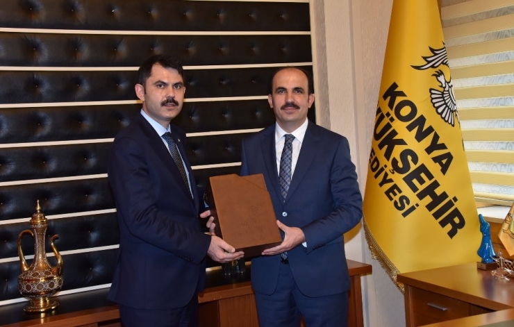 Çevre Ve Şehircilik Bakanı Kurum İle Sağlık Bakanı Koca Başkan Altay’ı Ziyaret Etti