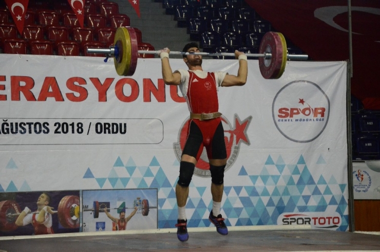 Ordu’daki Halter Şampiyonası Sona Erdi