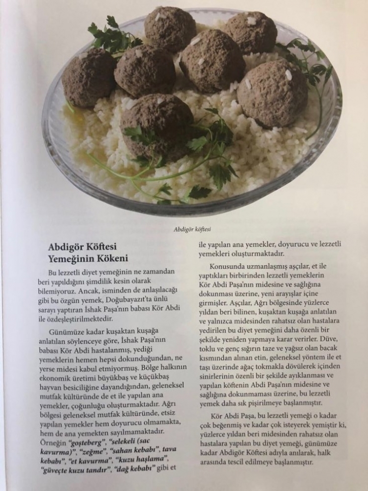 Ağrı’ya Ait 180 Çeşit Yemek Kitaplaştırıldı