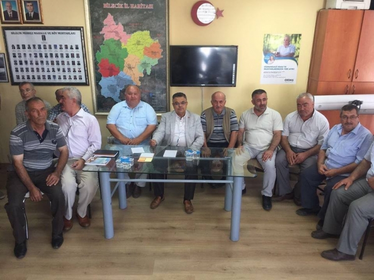 Bilecik’te Muhtarlar Milletvekili Yağcı İle Bir Araya Geldi