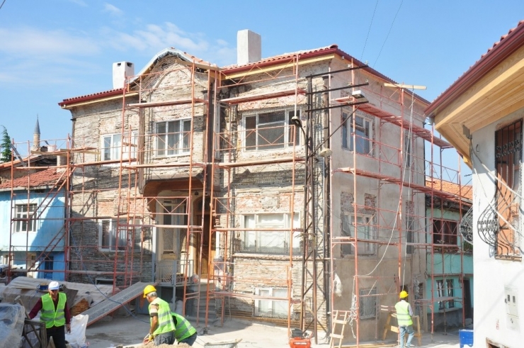 Tarihi Odunpazarı’nda Restorasyon Çalışmaları Devam Ediyor