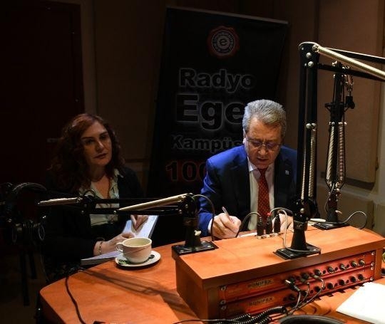 Prof. Dr. Budak, Projelerini “Egevizyon”da Anlatıyor