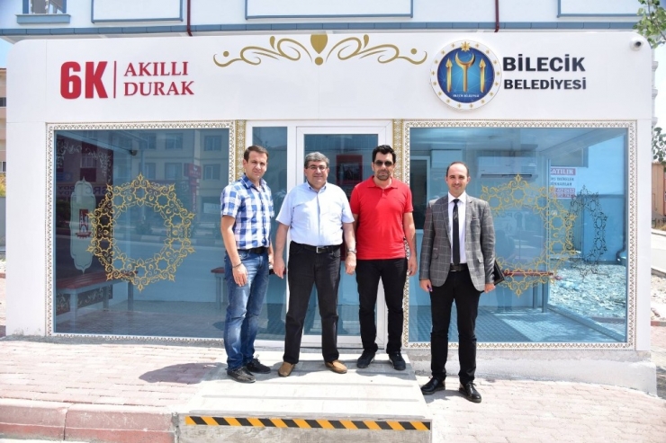 Başkan Can, 6k Akıllı Duraklarda İncelemede Bulundu