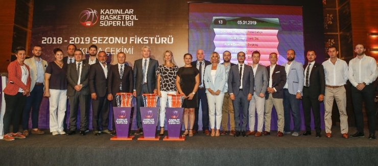 Kadınlar Basketbol Süper Ligi’nin 2018-2019 Sezonu Fikstürü Belli Oldu