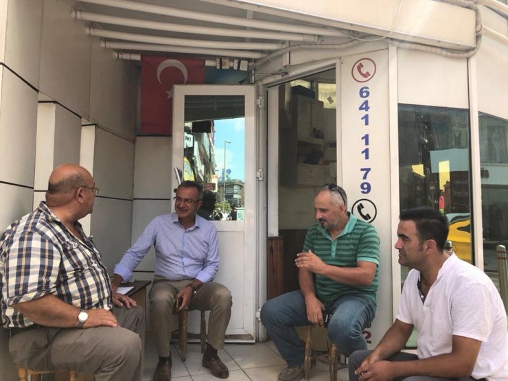 Başkan Köşker’den Esnaf Turu