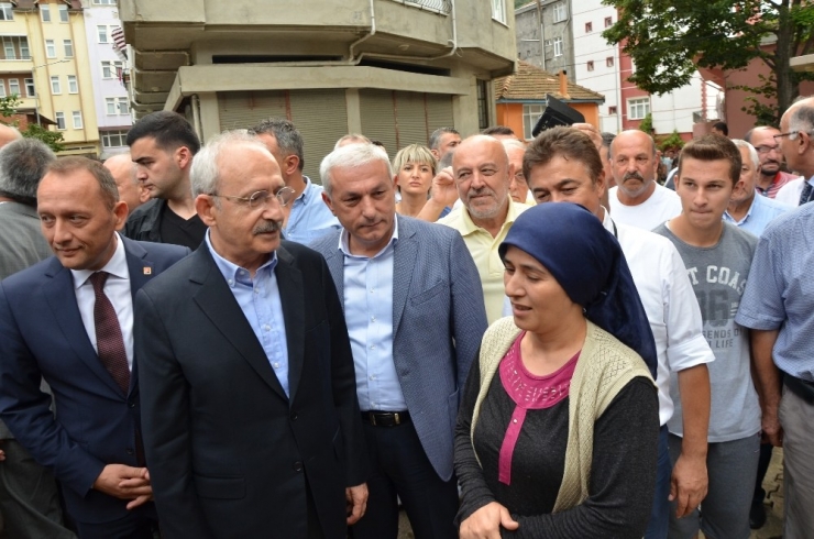 Kılıçdaroğlu, Fatsa’da Sel Bölgesinde