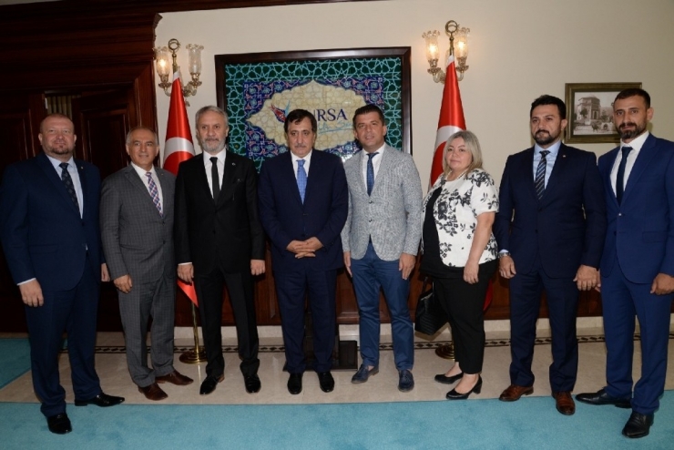 İtso Heyeti, Vali Küçük’e İnegöl Ekonomisini Anlattı