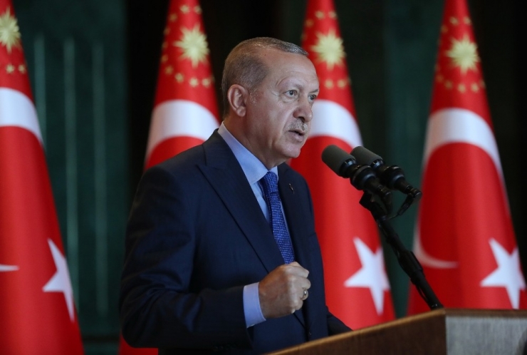 Cumhurbaşkanı Erdoğan: ”Hukuk Namına Hukuksuzlukları Bize Kimse Dayatamaz”