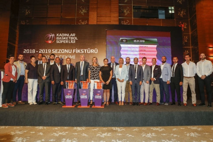 Kadınlar Basketbol Süper Ligi’nin 2018-2019 Sezonu Fikstürü Belli Oldu