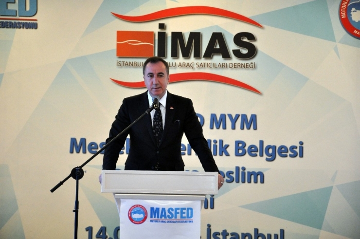 Masfed’e Bağlı Galericiler İkinci El Oto Ticaretinde Sadece Tl Kullanacak