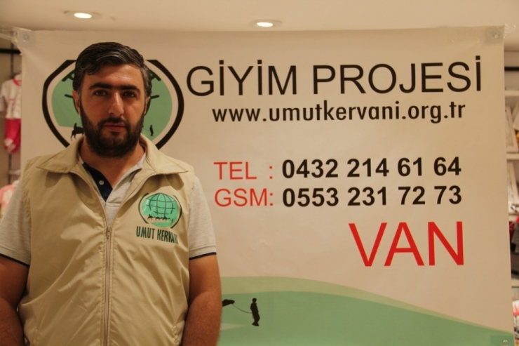 Van Umut Kervanı’ndan 150 Aileye Giyim Yardımı