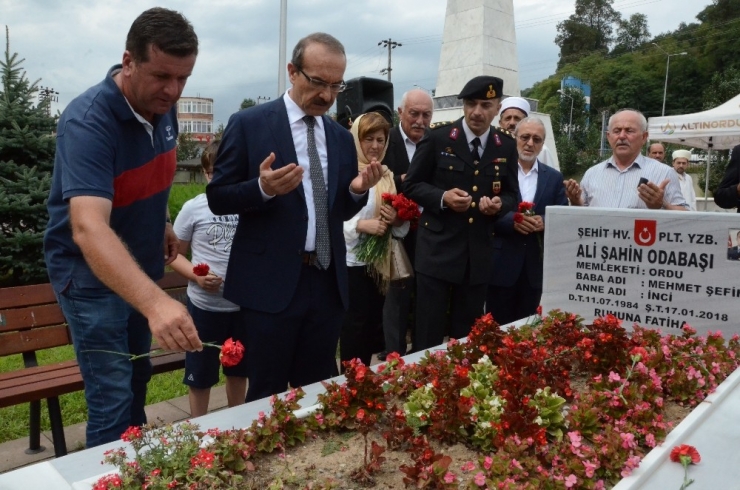Şehitler Dualarla Yad Edildi