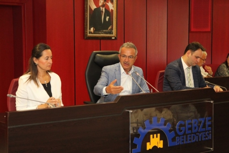 Gebze’de Eylül Ayı Meclis Toplantısında 12 Gündem Maddesi Görüşüldü