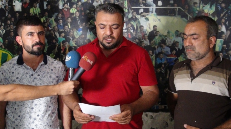 Şanlıurfaspor Taraftarlarından Müdür Keşküş’e Destek