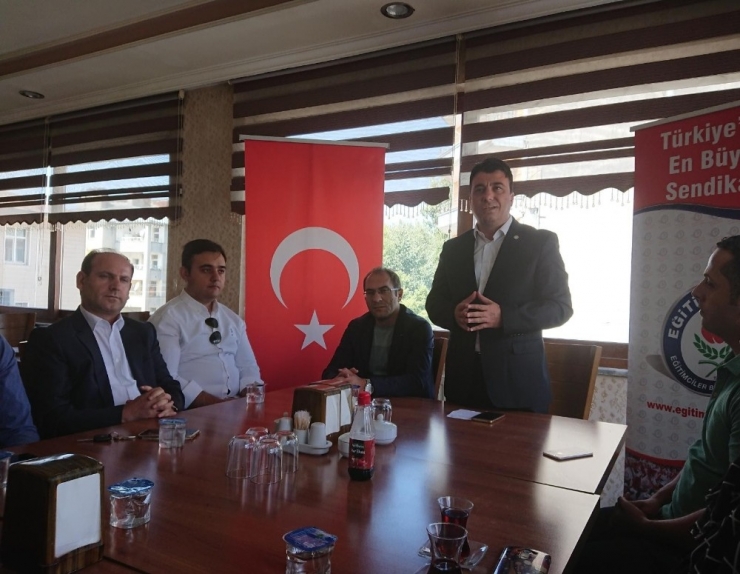 Eğitim-bir-sen Muş Şube Başkanı Barışan Malazgirt’te