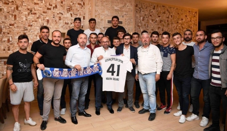 Başkan Üzülmez’den Uzunçiftlikspor’a 10 Bin Tl Prim