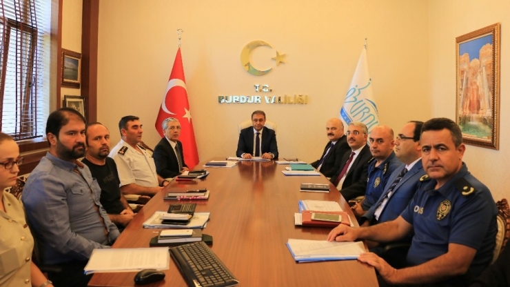 Burdur’da, ‘Okul Güvenliği’ Toplantısı Yapıldı