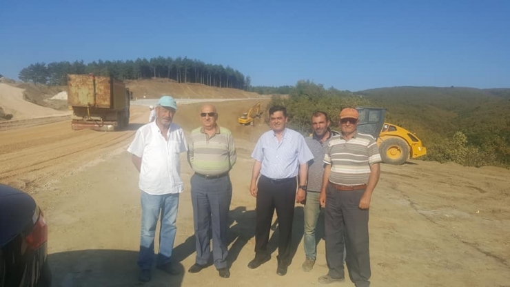 Başkan Yalçın, Ahi Dağı 4’üncü Etap Çalışmalarını İnceledi