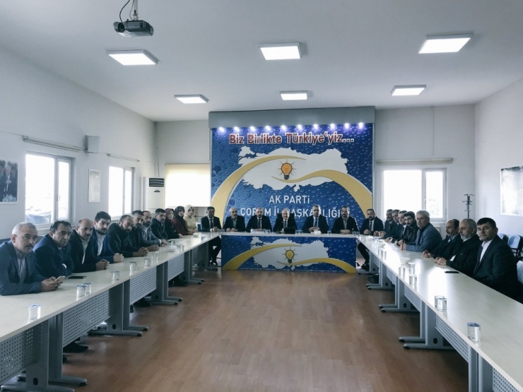 Karadağ’dan Teşkilatlarla İstişare Toplantısı