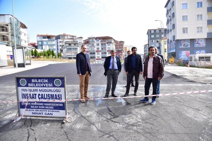 Başkan Can, Asfalt Çalışmalarını İnceledi