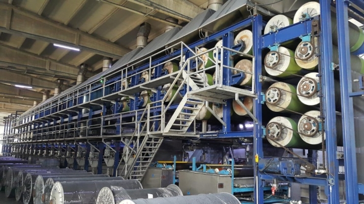 Kahramanmaraş’tan Amerika’ya Çözgü Boya Makinesi İhracatı