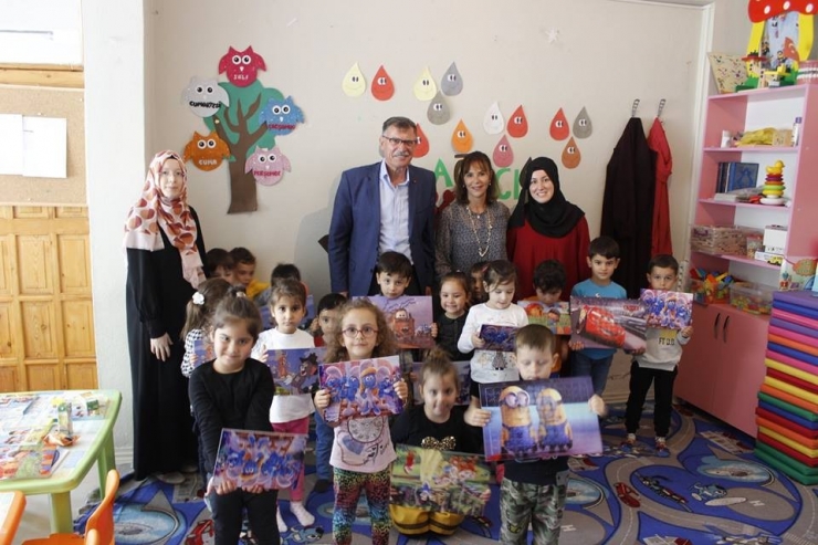 Başkan Duymuş, Minik Kur’an Kursu Öğrencilerini Ziyaret Etti