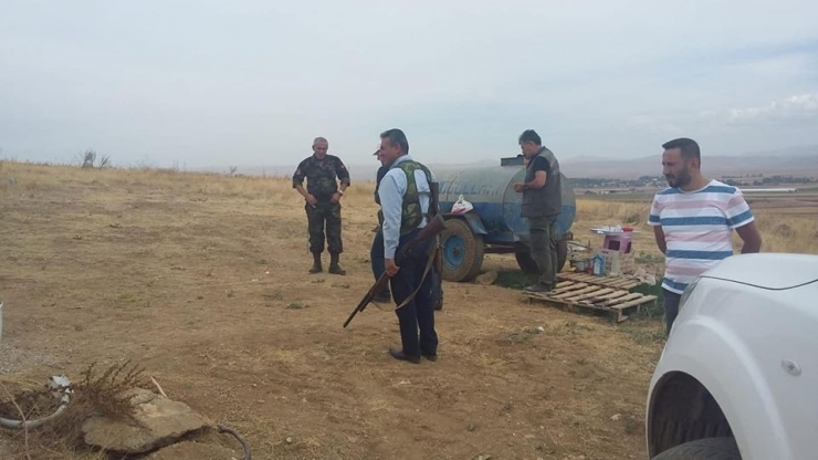 Elbistan’da Kaçak Avda Kullanılan Ses Düzeneği Ele Geçirildi