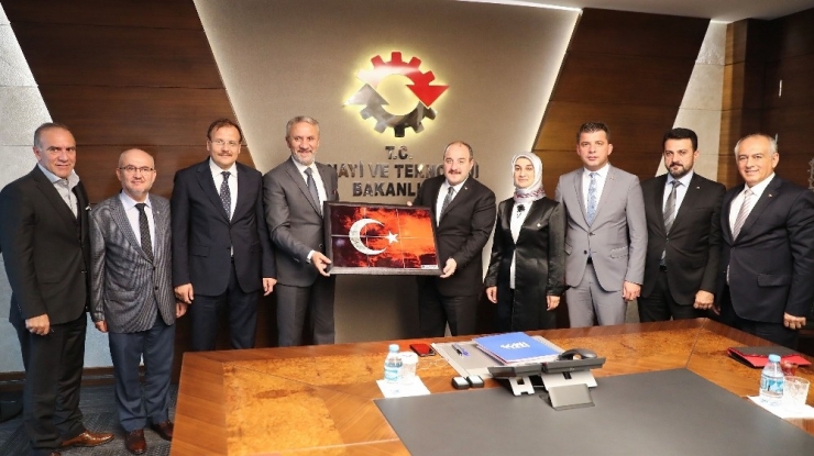 İtso Heyeti Bakandan İnegöl’e Kosgeb İstedi