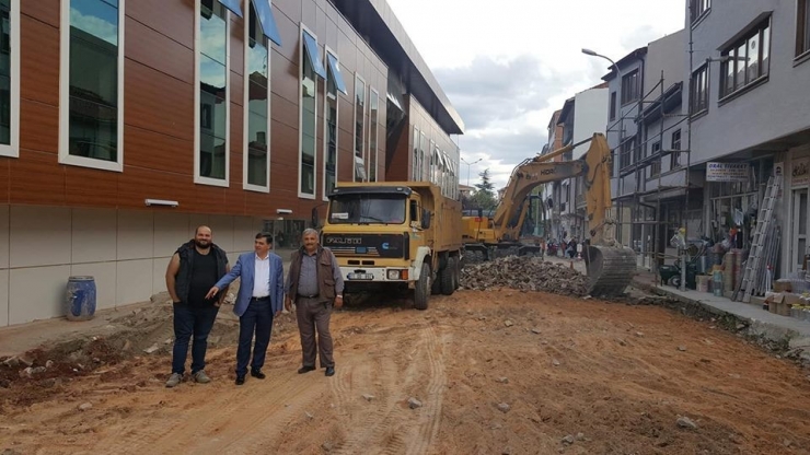 Pazaryeri’nde Sokak Sağlıklaştırma Projesi Devam Ediyor