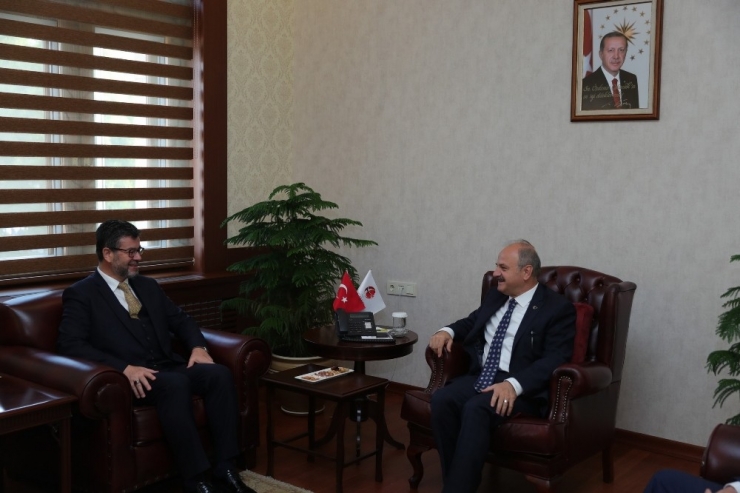 Vali Çakacak, Ramazan Muslu’yu Kabul Etti